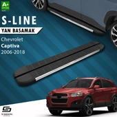 S-Dizayn Chevrolet Captiva S-Line Krom Yan Basamak 183 Cm 2006-2018 A+ Kalite thumbnail 1