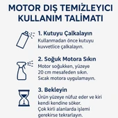 444 Motor Dış Temizleme 500 ml Sprey - 4
