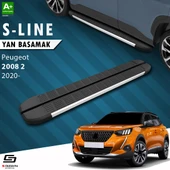 S-Dizayn Peugeot 2008 2 S-Line Aluminyum Yan Basamak 183 Cm 2020 Üzeri A+ Kalite thumbnail 1