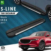 S-Dizayn Mazda CX-5 2 S-Line Krom Yan Basamak 183 Cm 2017 Üzeri A+ Kalite thumbnail 1