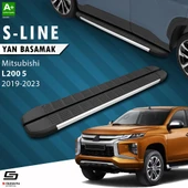 S-Dizayn Mitsubishi L200 5 S-Line Aluminyum Yan Basamak 203 Cm 2019 Üzeri A+ Kalite thumbnail 1