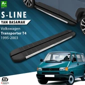 S-Dizayn VW Transporter T4 Uzun Şase S-Line Krom Yan Basamak 253 Cm 1995-2003 A+ Kalite thumbnail 1