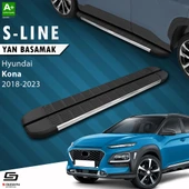 S-Dizayn Hyundai Kona S-Line Krom Yan Basamak 173 Cm 2018-2023 A+ Kalite thumbnail 1