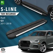 S-Dizayn Audi Q3 8U S-Line Aluminyum Yan Basamak 173 Cm 2011-2018 A+ Kalite thumbnail 1