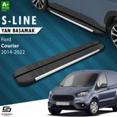 S-Dizayn Ford Courier S-Line Aluminyum Yan Basamak 173 Cm 2014-2022 A+ Kalite thumbnail 1