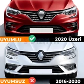 S-Dizayn Renault Megane 4 Krom Ön Tampon Çıtası 8 Prç. 2020 Üzeri thumbnail 2