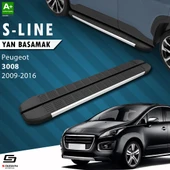 S-Dizayn Peugeot 3008 S-Line Aluminyum Yan Basamak 183 Cm 2009-2016 A+ Kalite thumbnail 1
