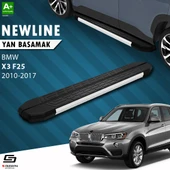 S-Dizayn Bmw X3 F25 NewLine Aluminyum Yan Basamak 193 Cm 2010-2017 A+ Kalite thumbnail 1