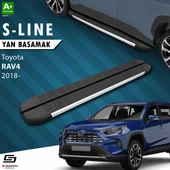 S-Dizayn Toyota RAV 4 5 S-Line Aluminyum Yan Basamak 173 Cm 2018 Üzeri A+ Kalite thumbnail 1