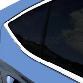 S-Dizayn Skoda Octavia A8 Sedan Krom Cam Çerçevesi 12 Prç. 2020 Üzeri A+ Kalite thumbnail 8