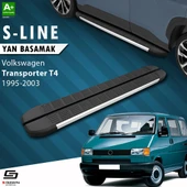S-Dizayn VW Transporter T4 Kısa Şase S-Line Aluminyum Yan Basamak 213 Cm 1995-2003 A+ Kalite thumbnail 1
