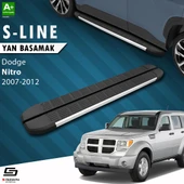 S-Dizayn Dodge Nitro S-Line Aluminyum Yan Basamak 153 Cm 2007-2012 A+ Kalite thumbnail 1