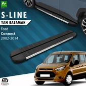 S-Dizayn Ford Connect Uzun Şase S-Line Krom Yan Basamak 203 Cm 2002-2014 A+ Kalite thumbnail 1