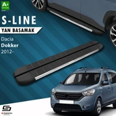 S-Dizayn Dacia Dokker S-Line Krom Yan Basamak 203 Cm 2012 Üzeri A+ Kalite thumbnail 1