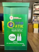 İZGE PP 4LÜ  GERİ DÖNÜŞÜM SIFIR ATIK KUTUSU 35X 35 X70 - 4