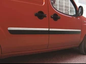 OMSA Fiat Doblo Facelift Krom Yan Kapı Çıtası 4 Parça Dar Model 2006-2010 Arası thumbnail 3