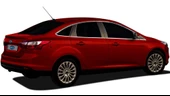 OMSA Ford Focus 3 Sedan Krom Cam Çerçevesi 12 Parça 2010-2018 Arası - 1