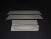 OMSA Mercedes Vito W447 Krom Kapı Eşiği Siyah 4 Parça Yazılı 2014 ve Sonrası thumbnail 1