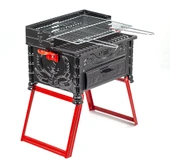 C-70 Cemre Köfteci Ayaklı Pervazlı Mangal 33*43 cm - 1