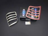 OMSA VW T5 Transporter Krom Stop Çerçevesi 2 Parça (Çift Kapılı) 2003-2014 Arası thumbnail 3