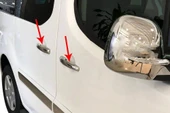 OMSA Peugeot Partner Tepee 2 Krom Kapı Kolu 5 Kapı Çift Sürgü 2016-2018 Arası thumbnail 1