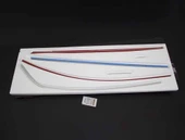 OMSA Renault Megane 4 Sedan Krom Cam Çerçevesi 12 Parça 2016-2020 Arası thumbnail 2