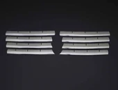 OMSA VW T5 Transporter Krom Ön Panjur 8 Parça 2003-2010 Arası thumbnail 1