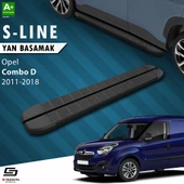 S-Dizayn Opel Combo D S-Line Siyah Yan Basamak 193 Cm 2011-2018 A+ Kalite thumbnail 1