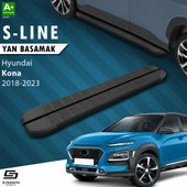 S-Dizayn Hyundai Kona S-Line Siyah Yan Basamak 173 Cm 2018-2023 A+ Kalite thumbnail 1