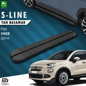 S-Dizayn Fiat 500X S-Line Siyah Yan Basamak 173 Cm 2014 Üzeri A+ Kalite thumbnail 1