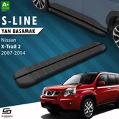 S-Dizayn Nissan X-Trail T31 S-Line Siyah Yan Basamak 173 Cm 2007-2014 A+ Kalite thumbnail 1