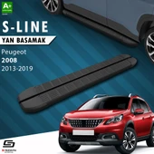 S-Dizayn Peugeot 2008 S-Line Siyah Yan Basamak 173 Cm 2013-2019 A+ Kalite thumbnail 1