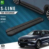S-Dizayn Volvo Xc60 2 S-Line Siyah Yan Basamak 193 Cm 2017-2023 A+ Kalite thumbnail 1