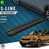 S-Dizayn Skoda Kamiq S-Line Siyah Yan Basamak 183 Cm 2019 Üzeri A+ Kalite thumbnail 1