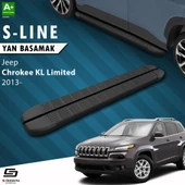 S-Dizayn Jeep Cherokee KL S-Line Siyah Yan Basamak 173 Cm 2013-2023 A+ Kalite thumbnail 1