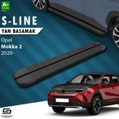S-Dizayn Opel Mokka 2 S-Line Siyah Yan Basamak 173 Cm 2020 Üzeri A+ Kalite thumbnail 1