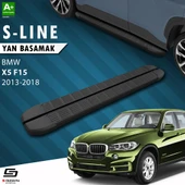 S-Dizayn Bmw X5 F15 S-Line Siyah Yan Basamak 193 Cm 2013-2018 A+ Kalite thumbnail 1
