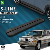 S-Dizayn Jeep Commander S-Line Siyah Yan Basamak 173 Cm 2006-2010 A+ Kalite thumbnail 1