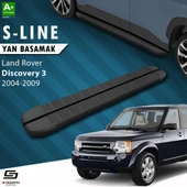 S-Dizayn Land Rover Discovery 3 S-Line Siyah Yan Basamak 193 Cm 2004-2009 A+ Kalite thumbnail 1