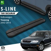S-Dizayn VW Touareg S-Line Siyah Yan Basamak 193 Cm 2002-2010 A+ Kalite thumbnail 1