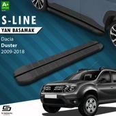 S-Dizayn Dacia Duster S-Line Siyah Yan Basamak 173 Cm 2009-2018 A+ Kalite thumbnail 1