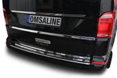 OMSA VW T6 Transporter Krom Arka Tampon Eşiği Tek Kapı Taşlı 2015 ve Sonrası thumbnail 2
