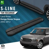 S-Dizayn Land Rover Range Rover Vogue 2 S-Line Siyah Yan Basamak 183 Cm 2002-2012 A+ Kalite thumbnail 1
