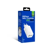 ACL AC-100 65Watt, 1xUSB-A 2xUSB-C, LED Işıklı Duvar Şarj Aleti Seyahat Şarj thumbnail 2