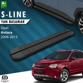 S-Dizayn Opel Antara S-Line Siyah Yan Basamak 183 Cm 2006-2015 A+ Kalite thumbnail 1