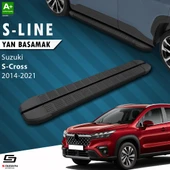 S-Dizayn Suzuki SX4 2 S-Cross S-Line Siyah Yan Basamak 173 Cm 2014-2021 A+ Kalite thumbnail 1