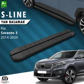 S-Dizayn Kia Sorento 3 S-Line Siyah Yan Basamak 183 Cm 2014-2020 A+ Kalite thumbnail 1