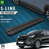 S-Dizayn Kia Sportage 4 S-Line Siyah Yan Basamak 173 Cm 2016-2021 A+ Kalite thumbnail 1