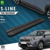 S-Dizayn Kia Niro S-Line Siyah Yan Basamak 183 Cm 2017 Üzeri A+ Kalite thumbnail 1