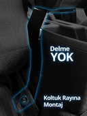 S-Dizayn Renault Symbol Kol Dayama Kolçak Çelik Ayaklı ABS Gri 2013-2017 A+Kalite thumbnail 5